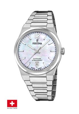 Reloj F20052/1 Festina Swiss Beige Mujer Rive Collection