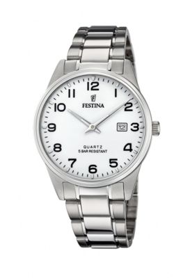 Reloj F20511/1 Festina Plateado Hombre Acero Clásico