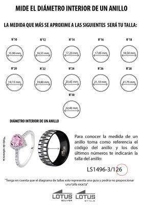 Imagen 2 del producto Anillo LP3790-3/116 Lotus Silver Mujer Colors