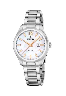 Reloj F20737/6 Festina Blanco Mujer Acero Clasico