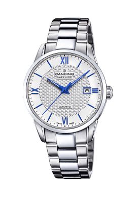 Reloj C4711/B Candino Swiss Plateado Hombre Couple Classic