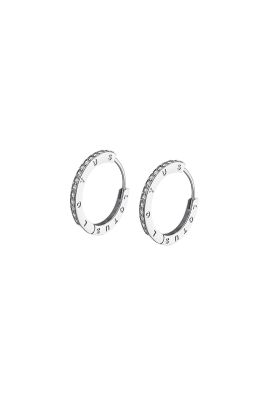 Aros LP1888-4/1 Lotus Silver Mujer Hoops