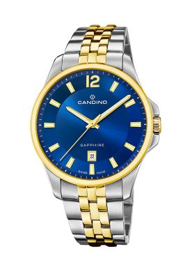 Reloj C4765/2 Candino Swiss Azul Hombre Couples Classic