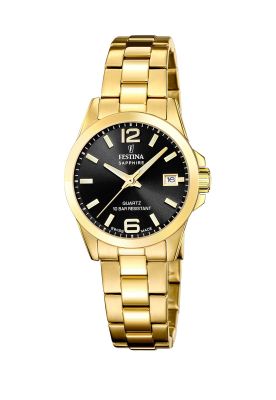 Reloj F20050/4 Festina Swiss Negro Mujer Acero Clásico