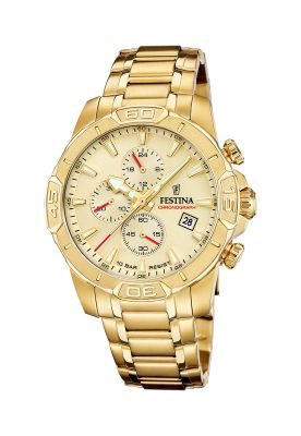 Reloj F20705/2 Festina Dorado Hombre Timeless Chronograph