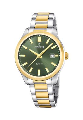 Reloj F20738/2 Festina Verde Hombre Acero Clasico