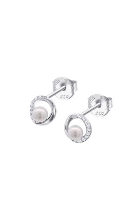 Aros LP3898-4/1 Lotus Silver Mujer Pearls