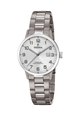Reloj F20436/1 Festina Plateado Mujer Calendario Titanium