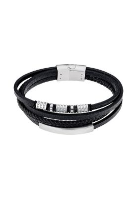 Pulsera LS2383-2/1 Lotus Style Hombre Men In Black