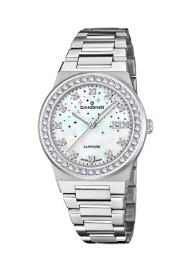 Reloj C4749/1 Candino Swiss Plateado Mujer Gents Sport