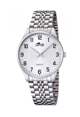 Reloj 15883/1 Lotus Blanco Hombre Acero Clasico