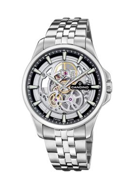 Reloj C4781/2 Candino Swiss Plateado Hombre Automático