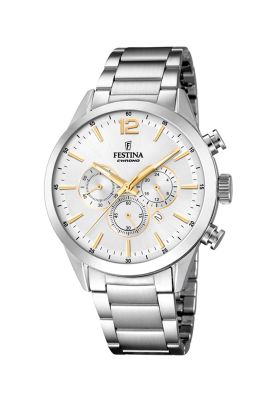Reloj F20343/1 Festina Plateado Hombre Timeless Chronograph