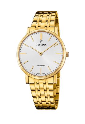 Reloj F20046/2 Festina Swiss Blanco Hombre ACERO CLASICO