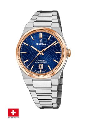 Reloj F20065/2 Festina Swiss Azul Hombre Rive Collection