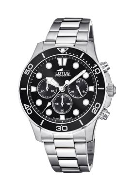 Reloj 18756/3 Lotus Negro Hombre Crono Deportivo