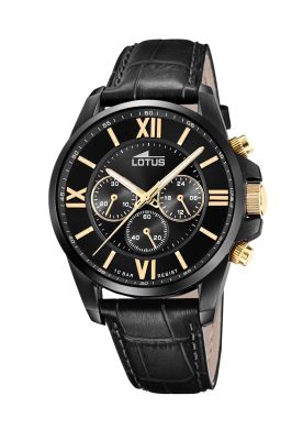 Reloj 18881/3 Lotus Negro Mujer Chrono