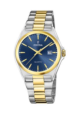 Reloj F20554/4 Festina Azul Hombre Acero Clásico