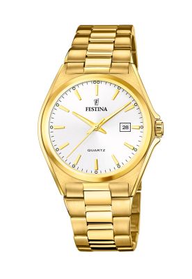 Reloj F20555/2 Festina Blanco Hombre Acero Clásico