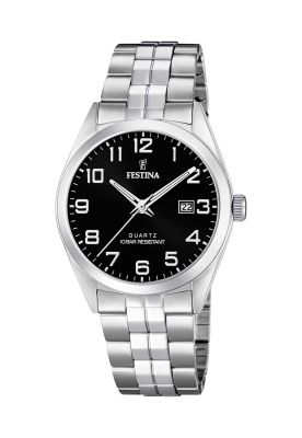 Reloj F20437/4 Festina Negro Hombre Acero Clasico