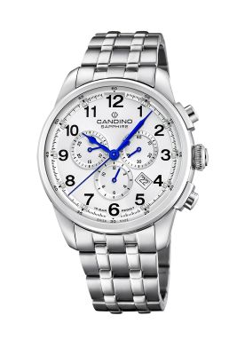 Reloj C4744/1 Candino Swiss Plateado Hombre Couple Classic