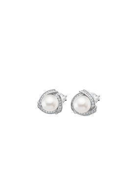 Imagen 1 del producto Aros LP1928-4/1 Lotus Silver Mujer Pearls