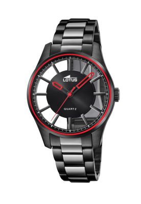 Reloj 18905/1 Lotus Negro Hombre Minimalist