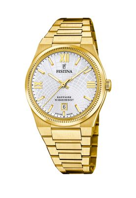 Reloj F20057/1 Festina Swiss Plateado Hombre Rive Collection