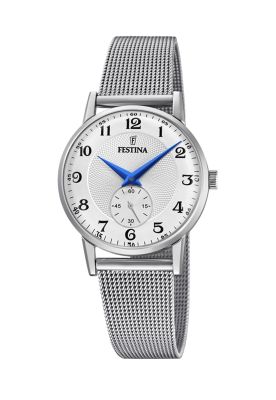 Reloj F20572/1 Festina Plateado Mujer Retro