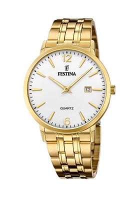 Reloj F20513/2 Festina Dorado Hombre Acero Clásico