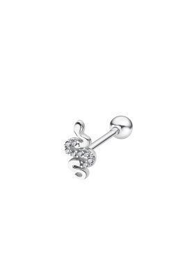 Ear Cuff LP3375-9/1 Lotus Silver Mujer Ear Party
