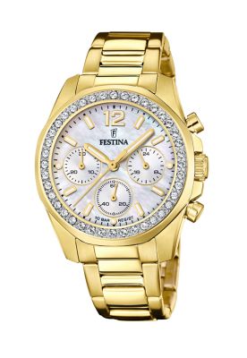 Reloj F20609/1 Festina Blanco Nácar Mujer Boyfriend Collection