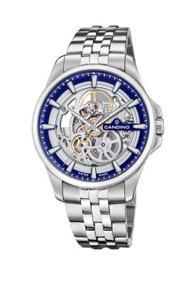 Reloj C4781/1 Candino Swiss Plateado Hombre Automático