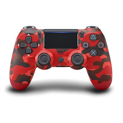 Control Joystick Mando Inalámbrico Para Ps4 Y Pc Rojo Camuflaje