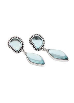 Aros Mediano Water Plateado Humana