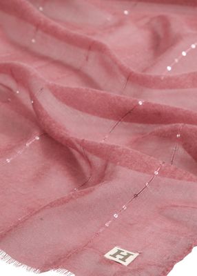 Imagen 2 del producto Pañuelo Liso Ivo Lentejuelas Burdeo Humana