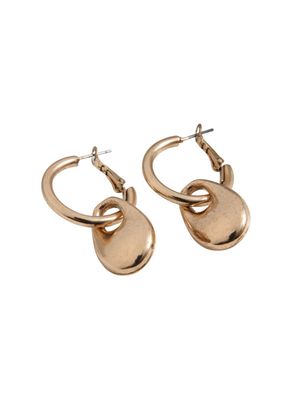 Aros Argolla Mol Dorado Humana