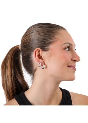 Imagen 2 del producto Set de 4 aros Drop Plateado ID