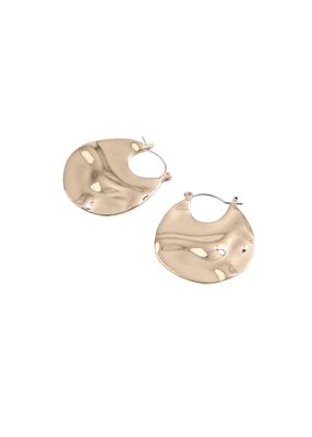 Imagen 1 del producto Argollas Lora Irregular doradas ID