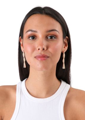 Imagen 2 del producto Aros Largo Dania Dorado Id