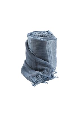 Pañuelo Liso Héctor Flecos Celeste Humana