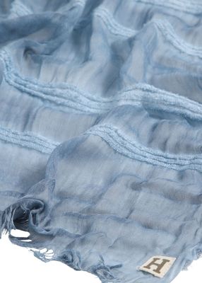 Imagen 2 del producto Pañuelo Liso Héctor Flecos Celeste Humana