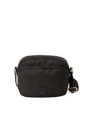 Cartera Bandolera Nylon Gijon Negro  i-D