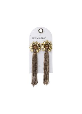 Imagen 2 del producto Aros Largo Ariana Dorado Humana