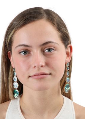 Imagen 2 del producto Aros Largo Tide Dorado Humana