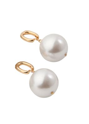Aros Mediano Fashion Pearls 5 Blanco Humana