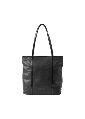 Cartera Tote Damar Ecocuero Negro Humana
