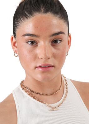 Imagen 2 del producto Collar Bravura Ecocuero rosa ID