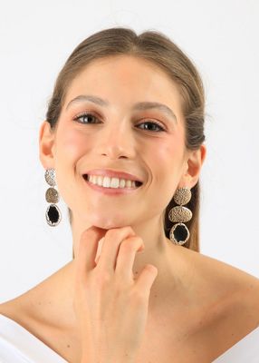 Imagen 2 del producto Aros Largos Mery Dorado I-D