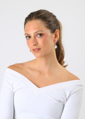 Imagen 2 del producto Aros Argollas Xena Dorado Humana